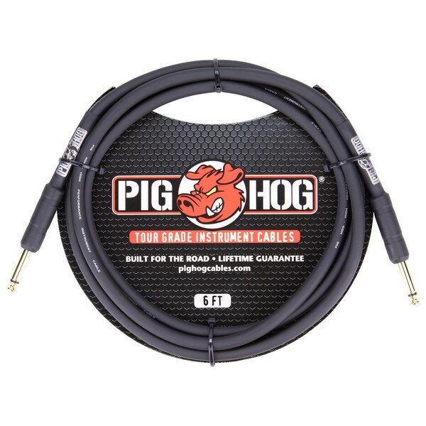 Main product image for Pig Hog PH6 6 ft. Tour Grade Instrument Cable256-006